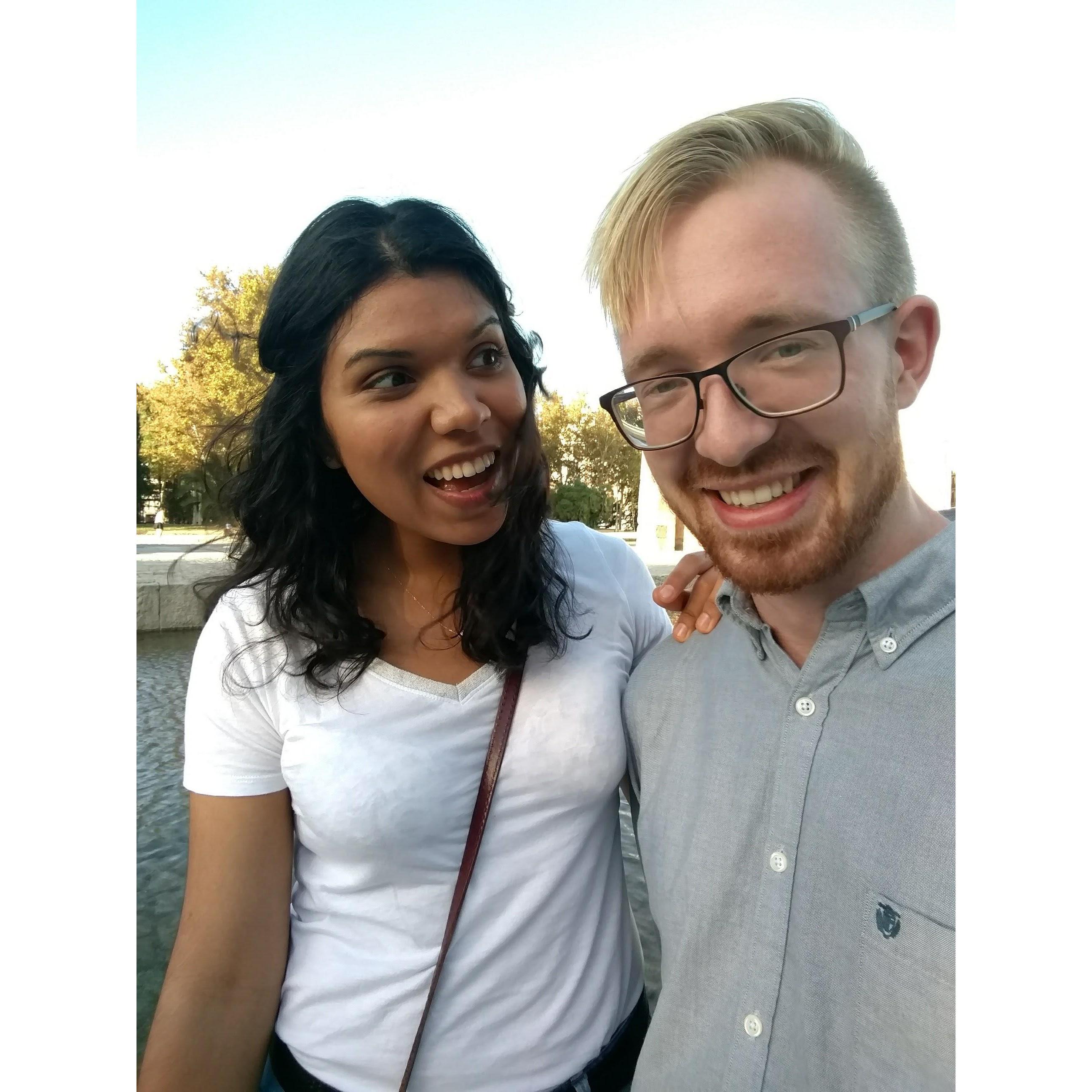 October 2017. Fun times visiting memorials in Madrid.