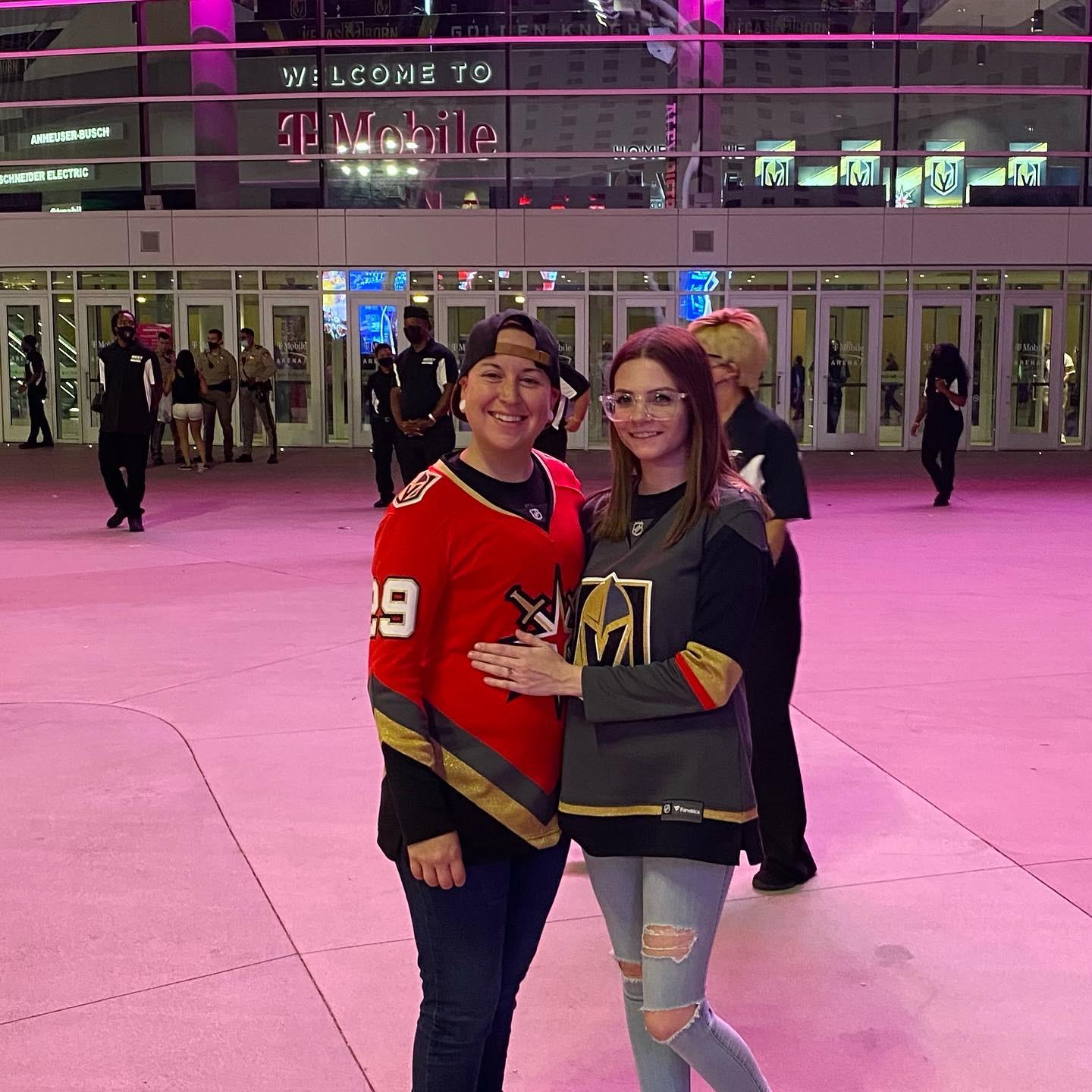 Our first Golden Knights Game!