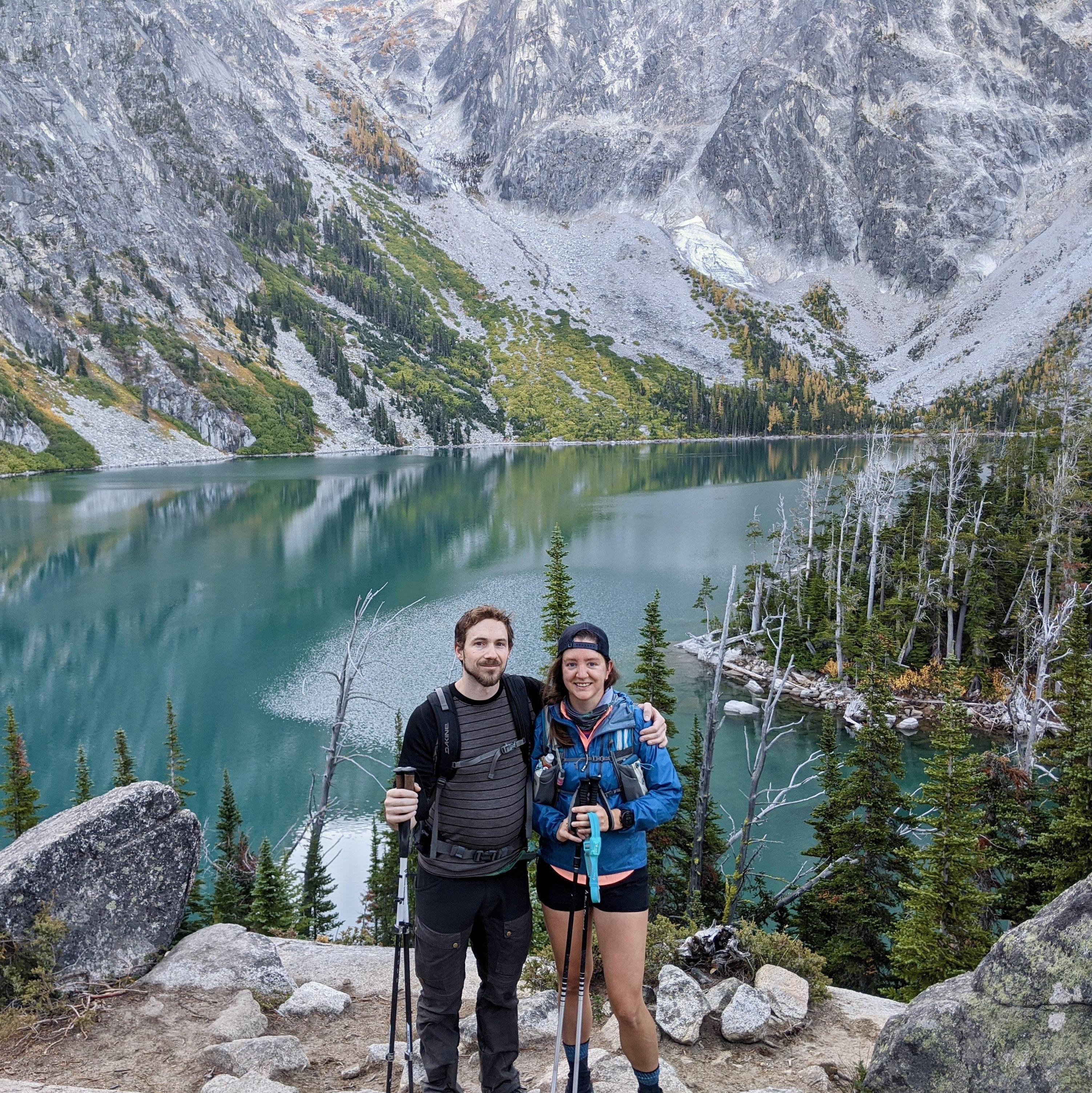 Colchuck Lake, hiking the Enchantments Traverse, Leavenworth, WA 10/20