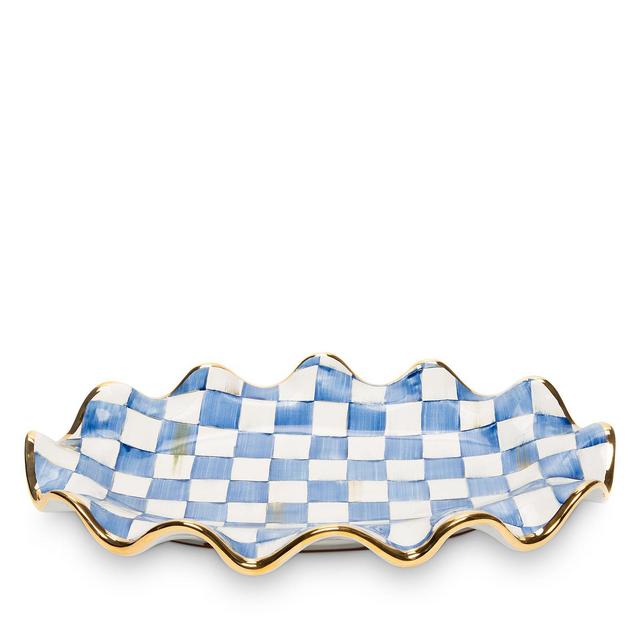Mackenzie-Childs Royal Check Collection Serving Platter