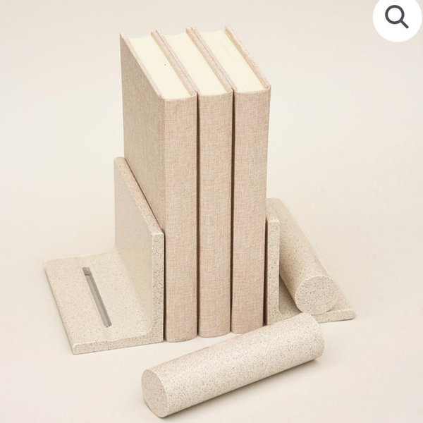 2.5lb Decorative Weights | 4 Piece Bookend Weight Set | Luna - Subtle Impacts
