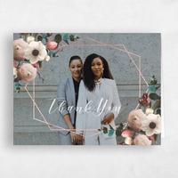 Red Wedding Thank You - Camellia Portrait