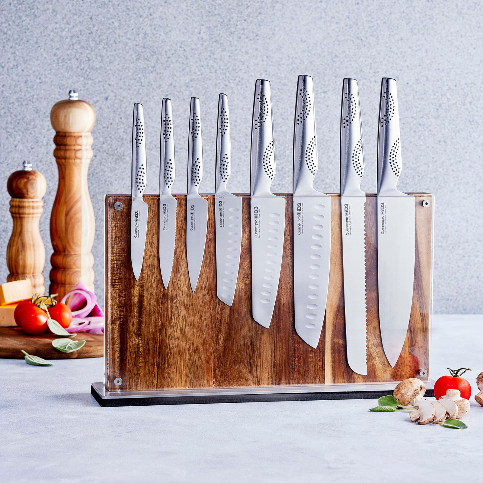 食器 ri Cuisine::pro®, Id3 Ryu 9-Piece Knife Block Set | Zola