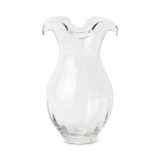 VIETRI Hibiscus Fluted Medium Vase