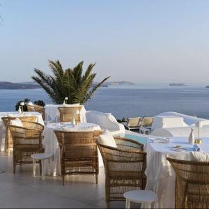 Dinner at Botrini's Santorini