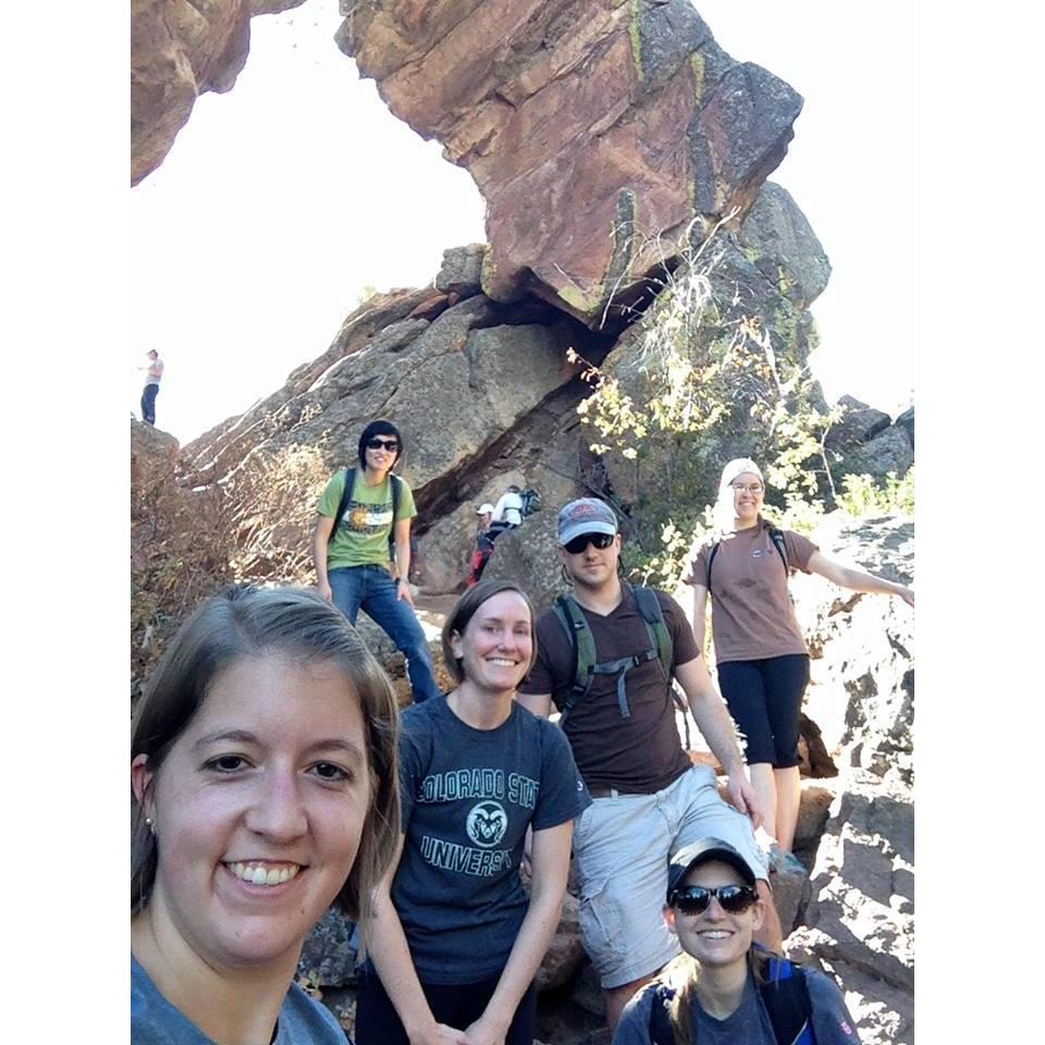 Hiking with our friends in Colorado