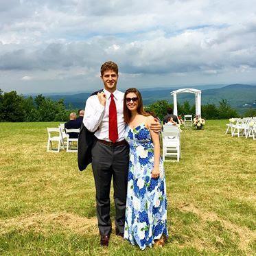 At a friend's wedding in Wilmington, VT.