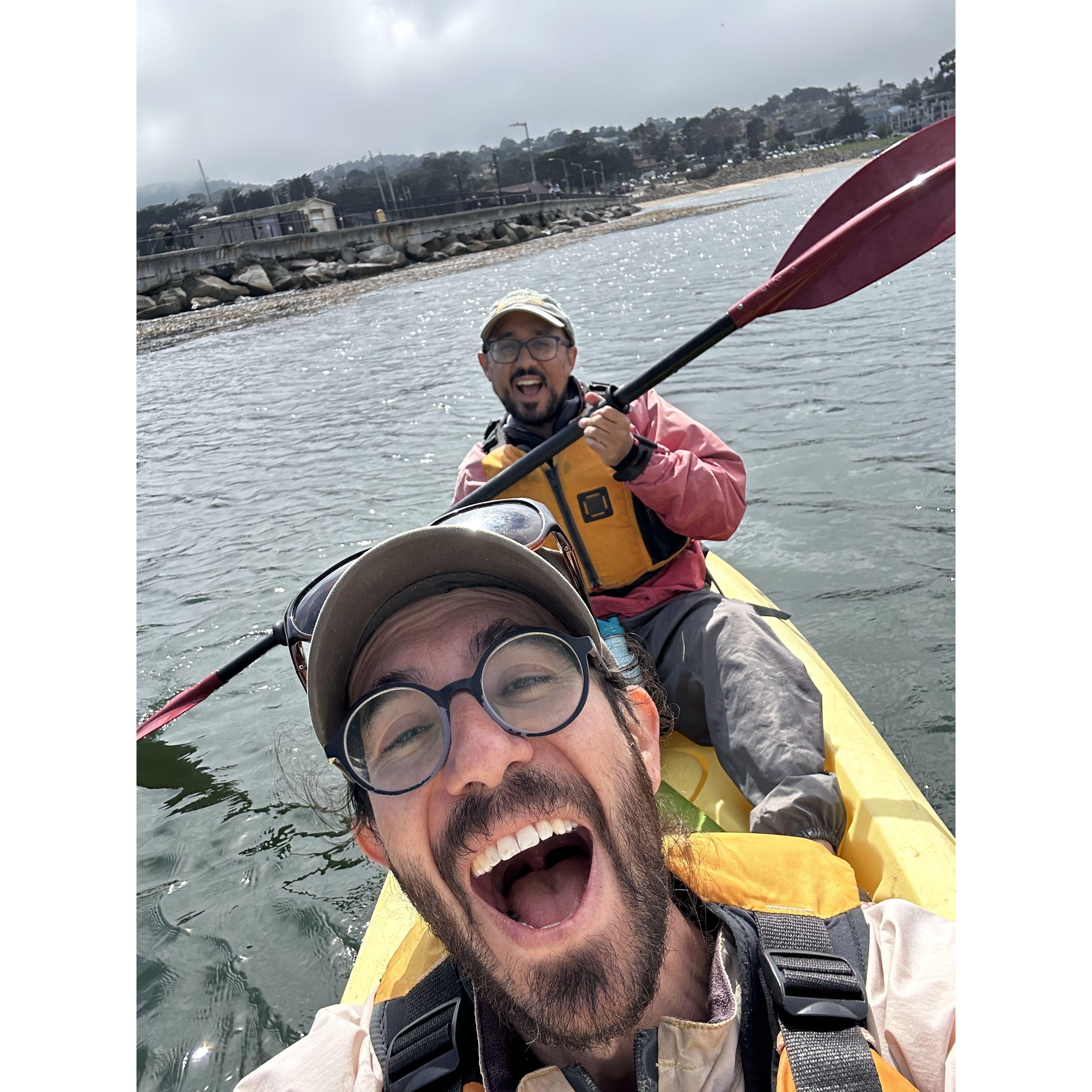 This could be you at camp! (There is a small lake, though as far as we know it's BYO kayak)
