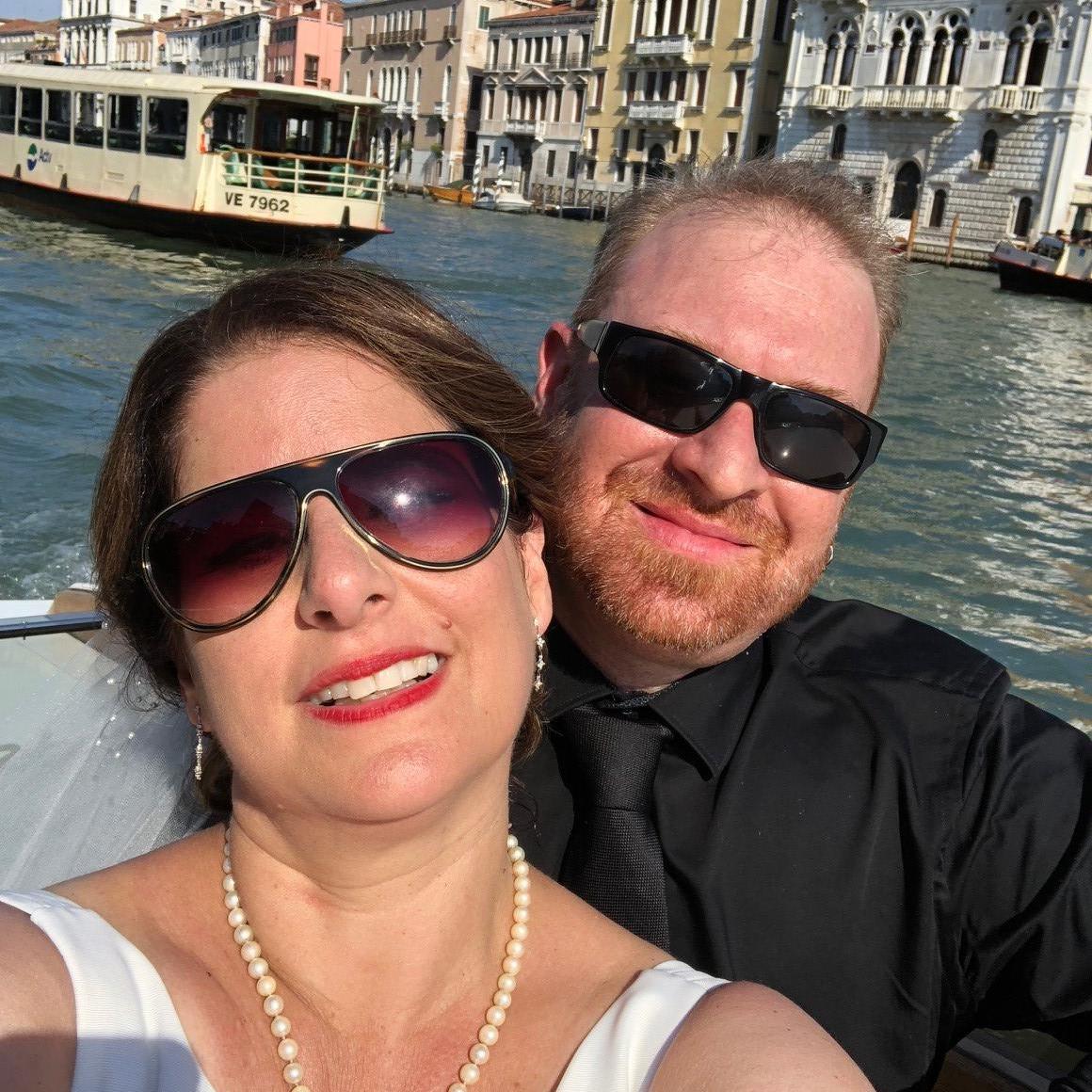 Selfies in the Water Taxi