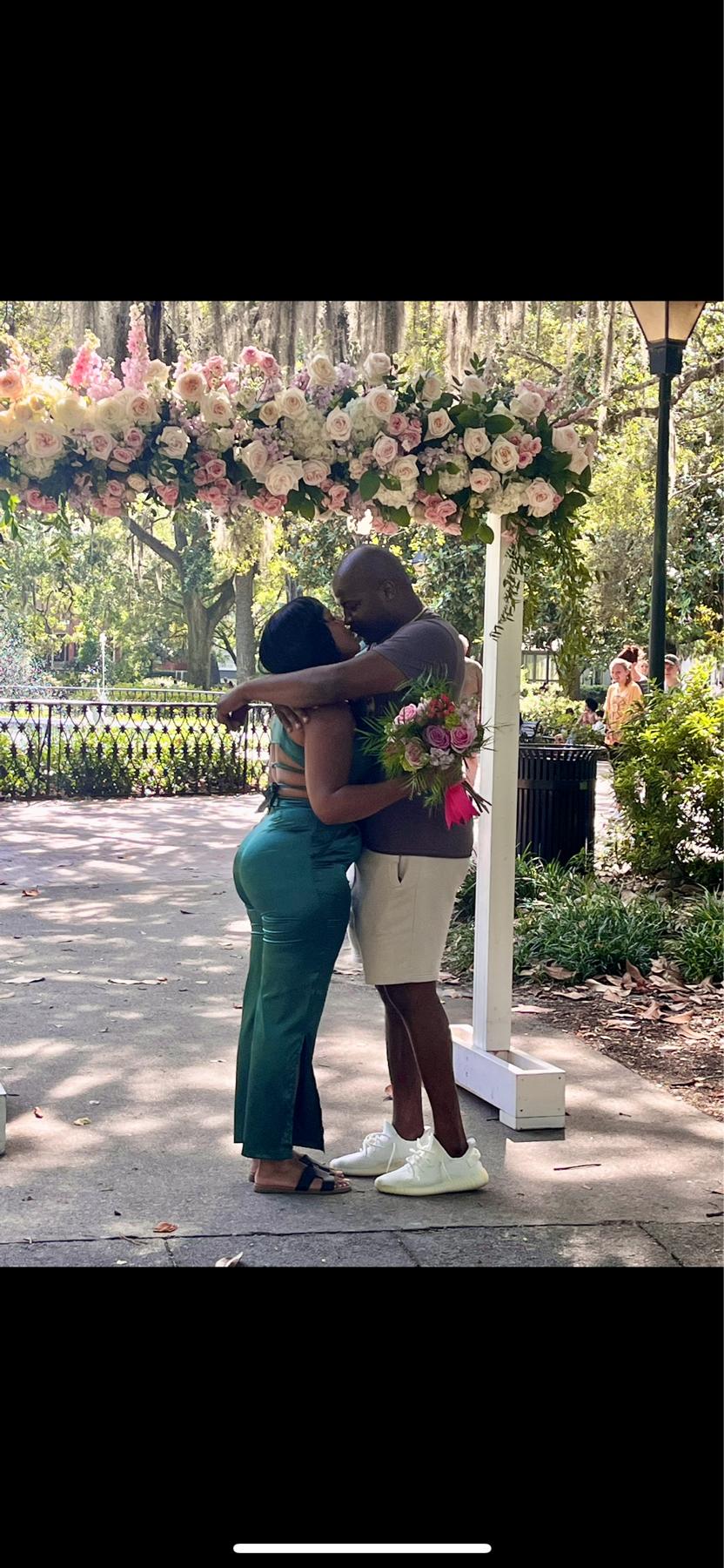 The beginning of forever kisses.