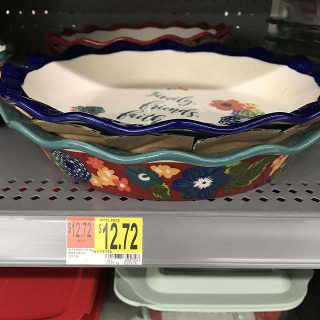 Pie dish @Walmart