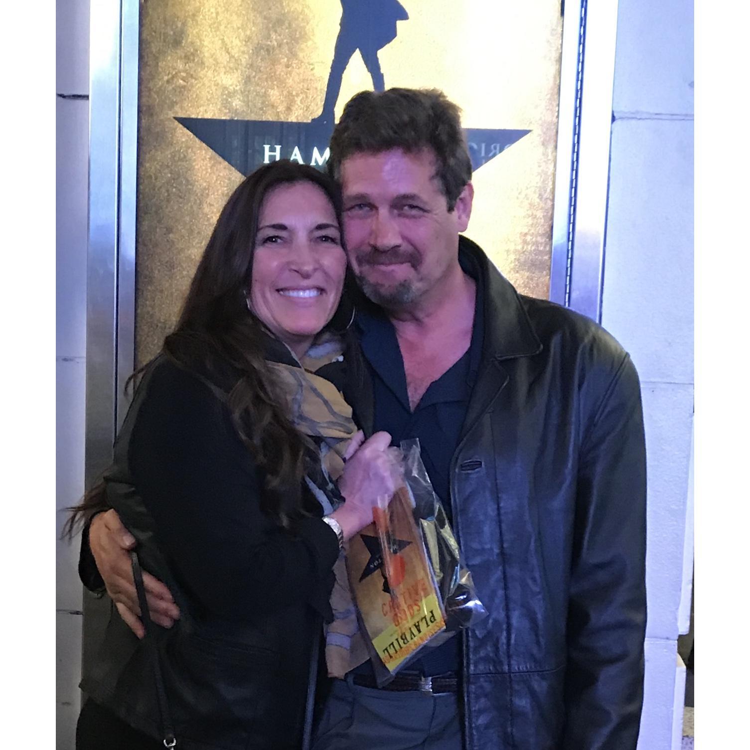 Our first trip together sharing our mutual love of Theater in the Big Apple~
