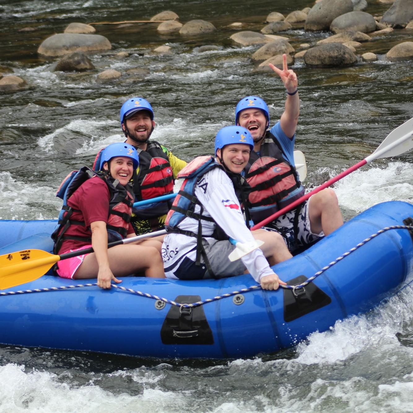 White water rafting near La Fortuna, Costa Rica