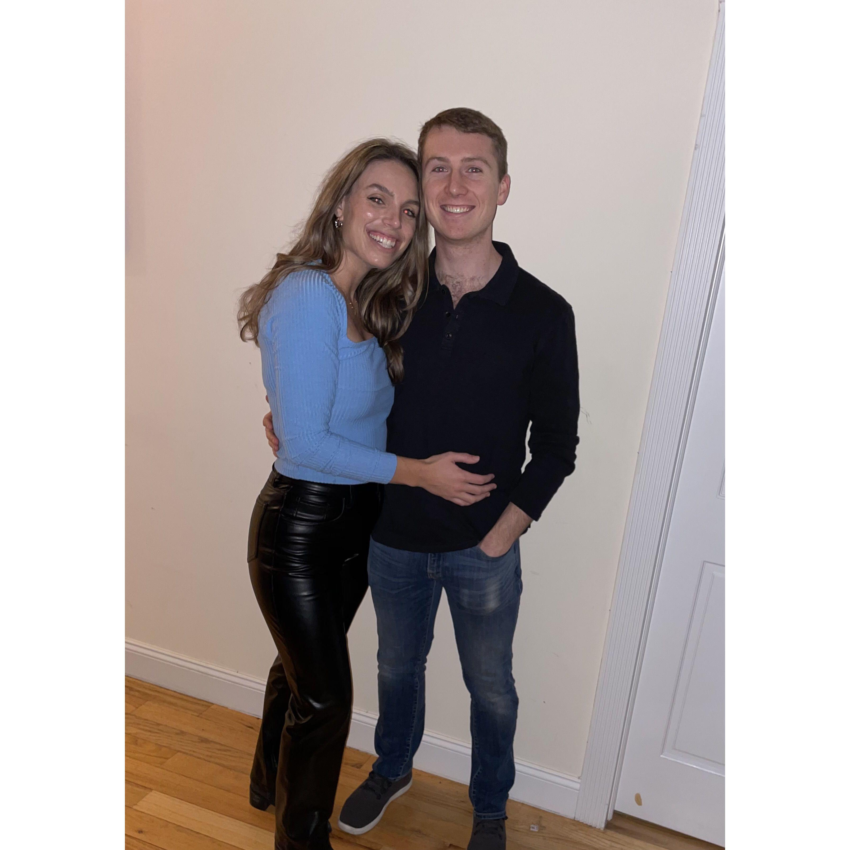 Our first pic we ever took together, celebrating Erin's 26th birthday!