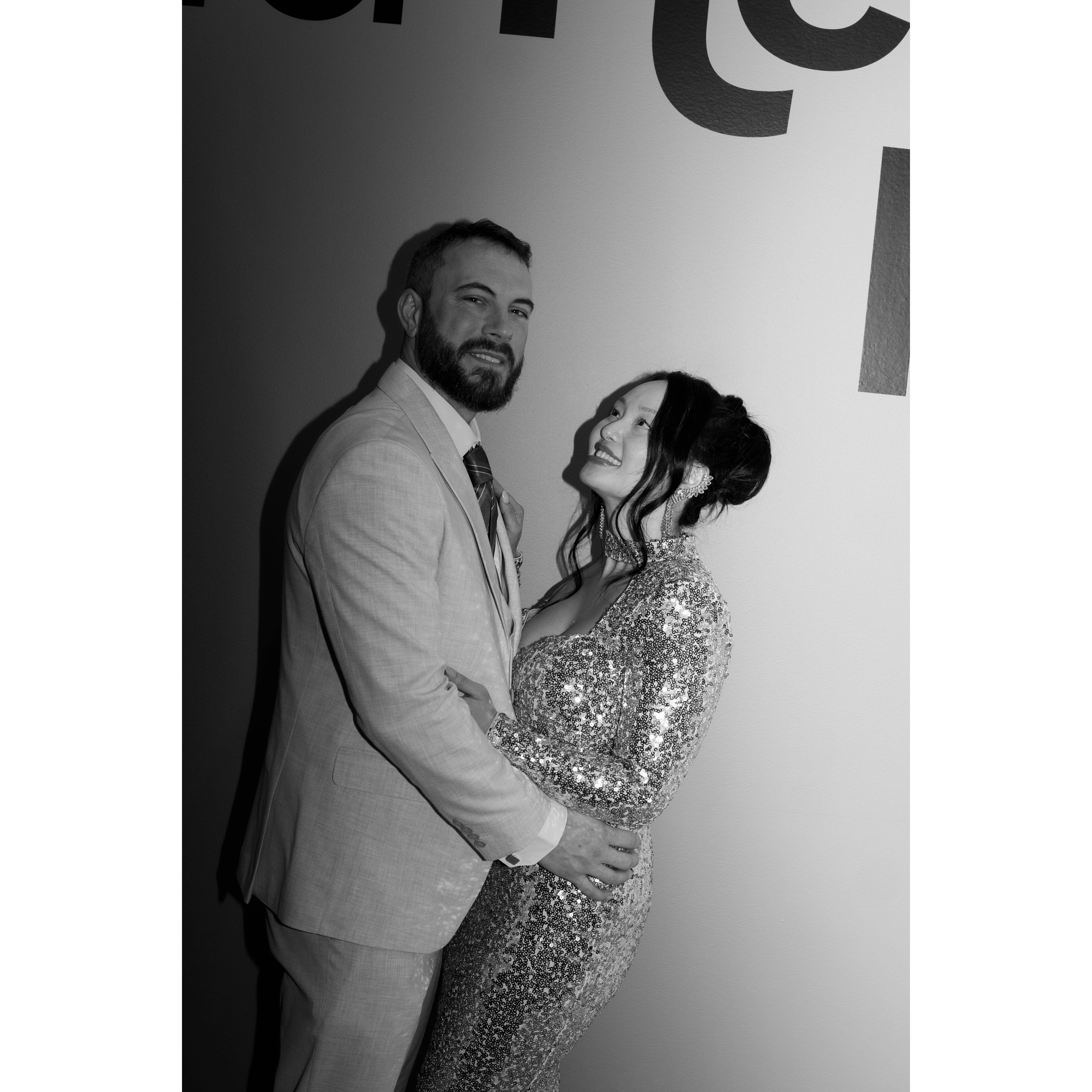 This is me gazing and feeling so much love for Brian right before our friend took this photo.