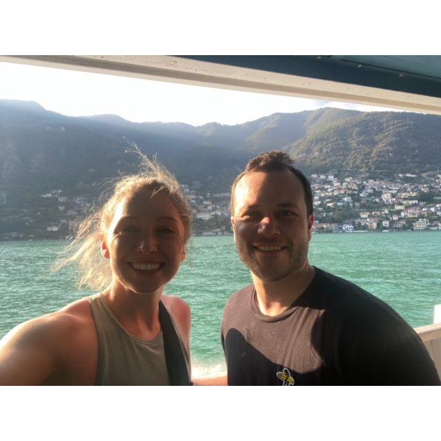Our next stop after Zermatt was Italy, and this picture was taken on our way to Bellagio in Lake Como.
