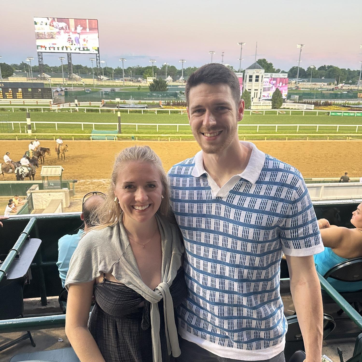 Took advantage of horse races in Louisville!