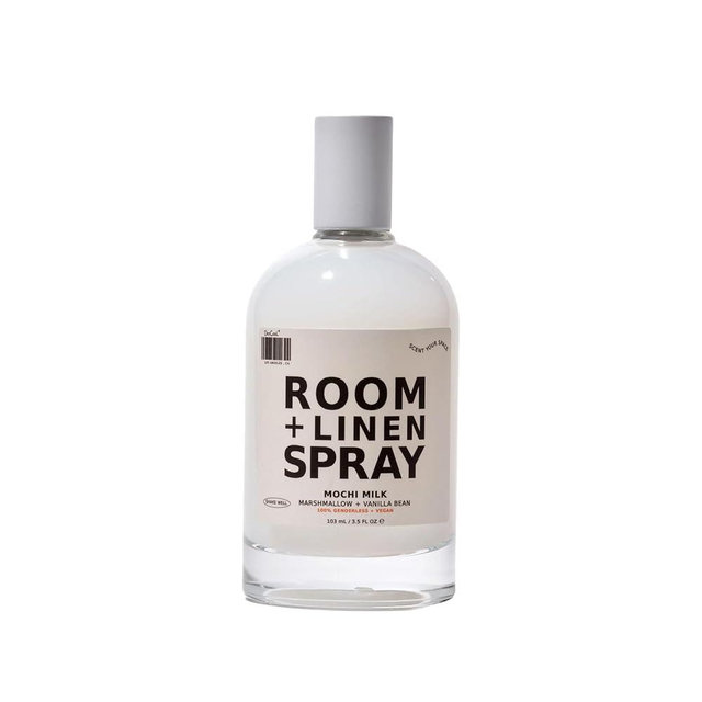 DedCool Room + Linen Spray | Mochi Milk | Natural Fabric & Linen Spray | Non-Toxic, Essential Oil Infused | Freshens Home, Bedding, Couch, Closet & Bathroom | 3.5 fl oz