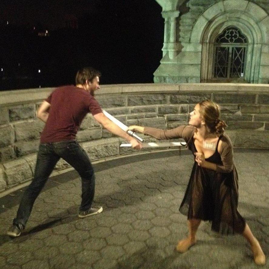 08/2015 - Only one month into dating, and we were already challenging each other to fatal duels on top of Belvedere Castle.