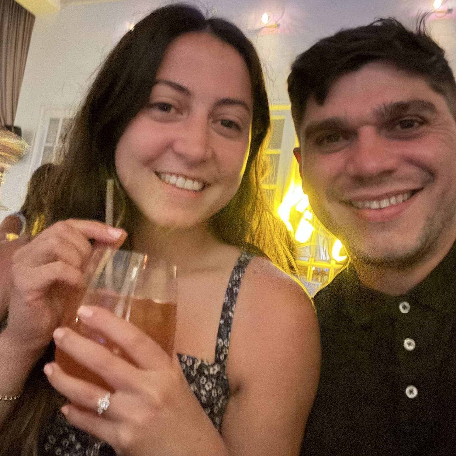 Our first night engaged!!!