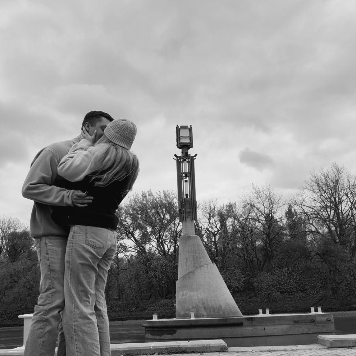 The engagement at The Forks in Winnipeg, CA.