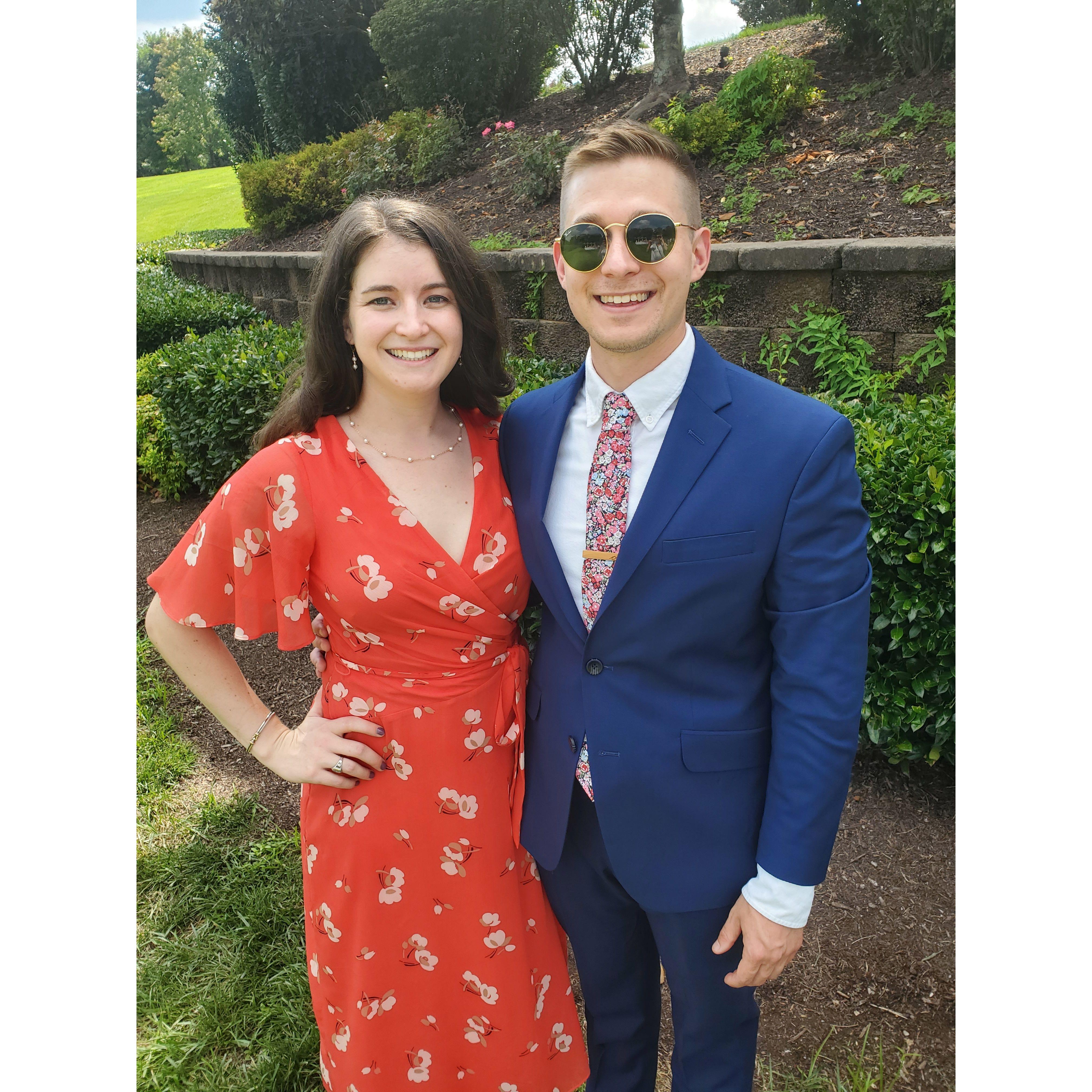 Working on our wedding poses