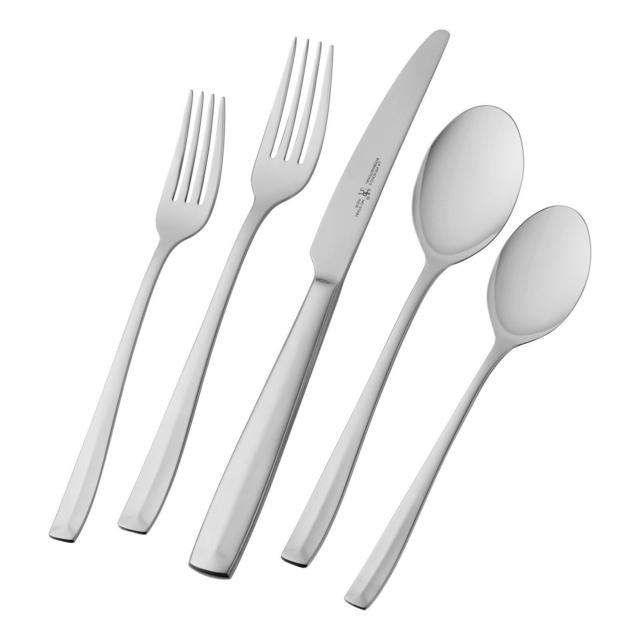 Henckels Lani 65 Piece 18/10 Stainless Steel Flatware Set, Service for 12