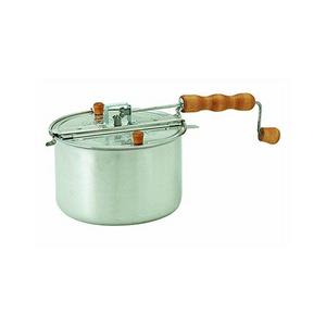 Wabash Valley Farms - Stovetop Popcorn Popper - Whirly Pop with Popping Kit - Silver - Perfect Popcorn in 3 Minutes