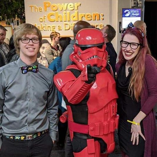 We got to meet a storm trooper!