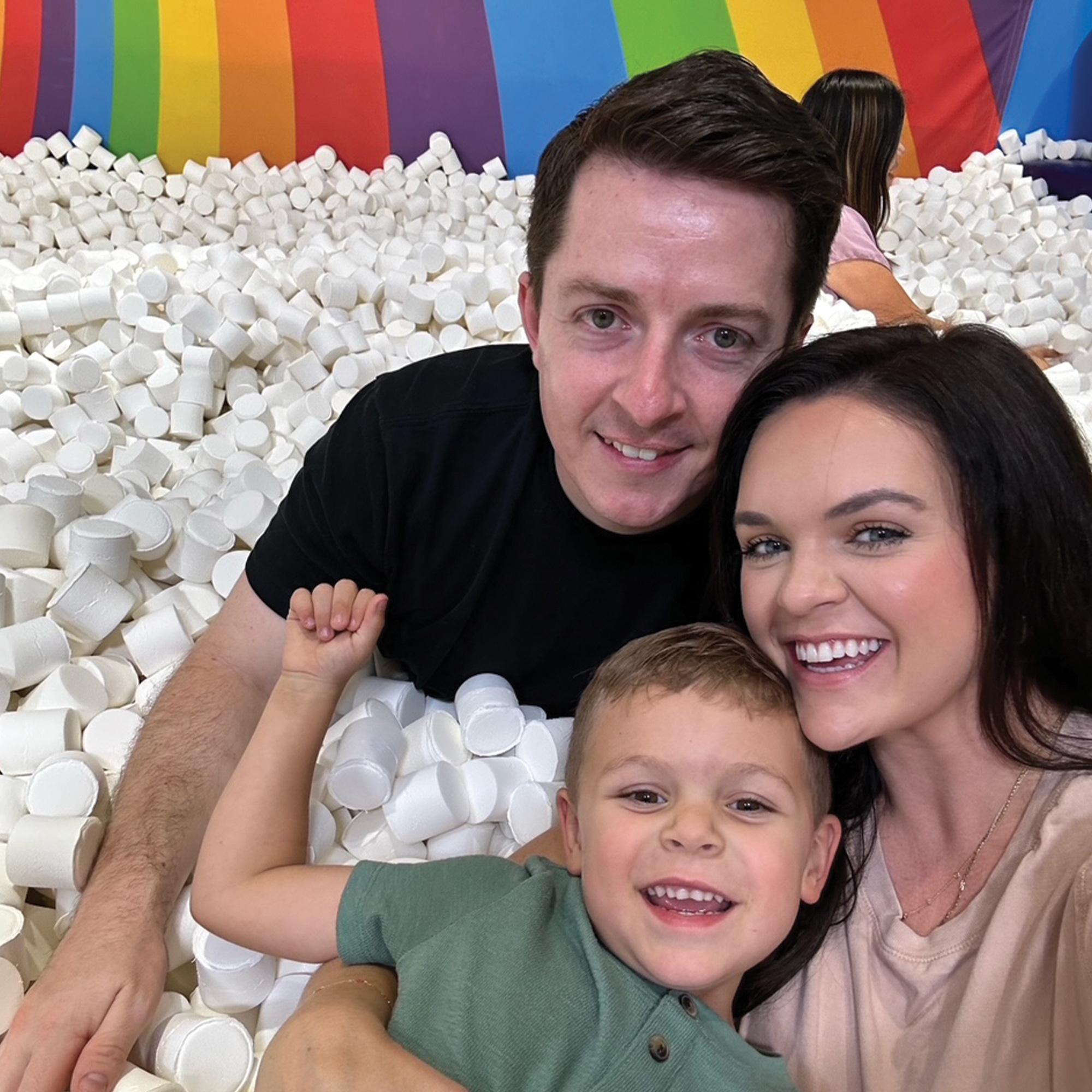 The day Korey and Paxton met! Such a special memory!