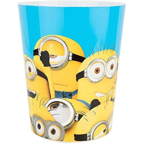 Kids Warehouse Minions Blue Wastebasket