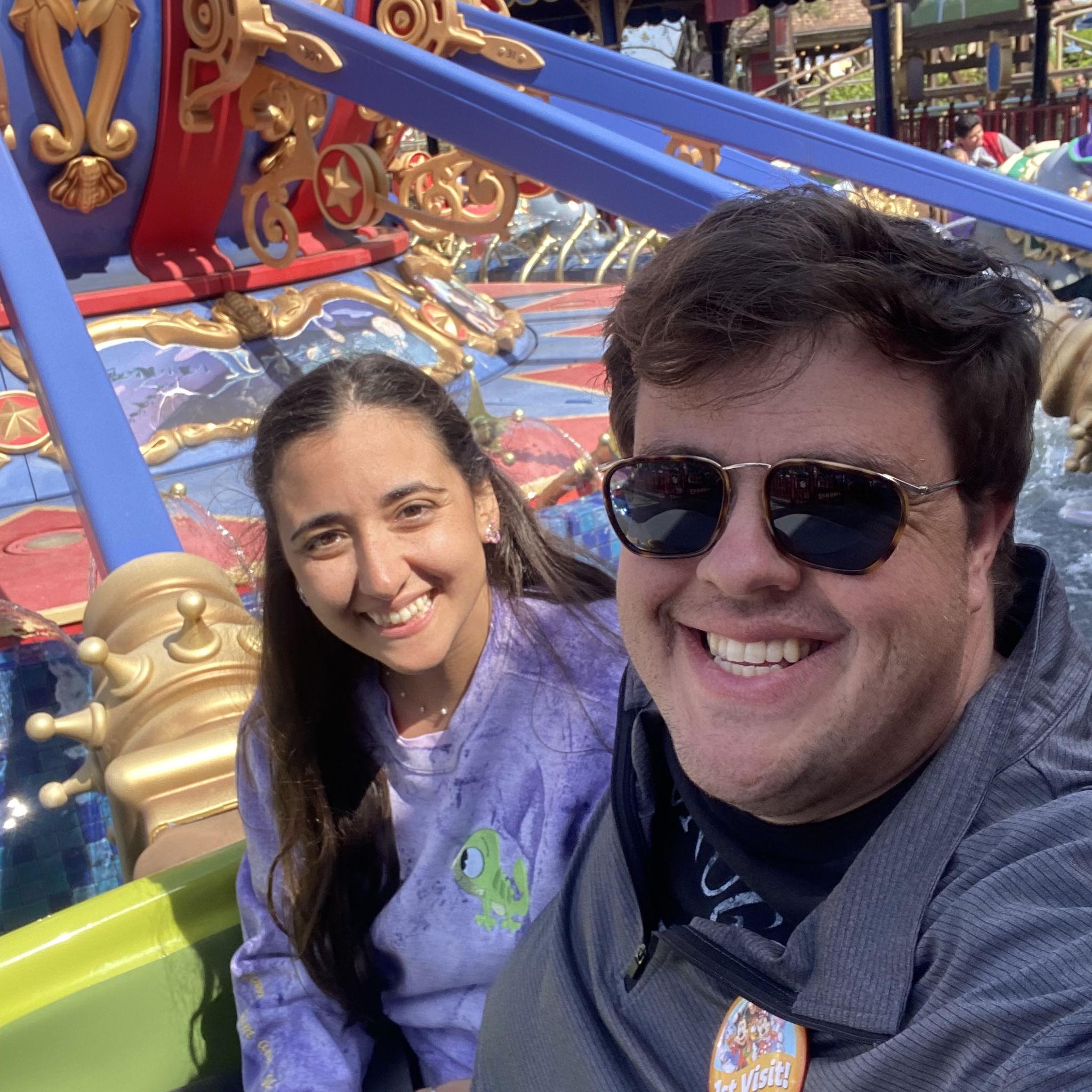 Dumbo ride at DisneyWorld