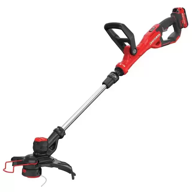 CRAFTSMAN V20 20-Volt Max 13-in Straight Cordless String Trimmer with Edger Capable (1-Battery Included)