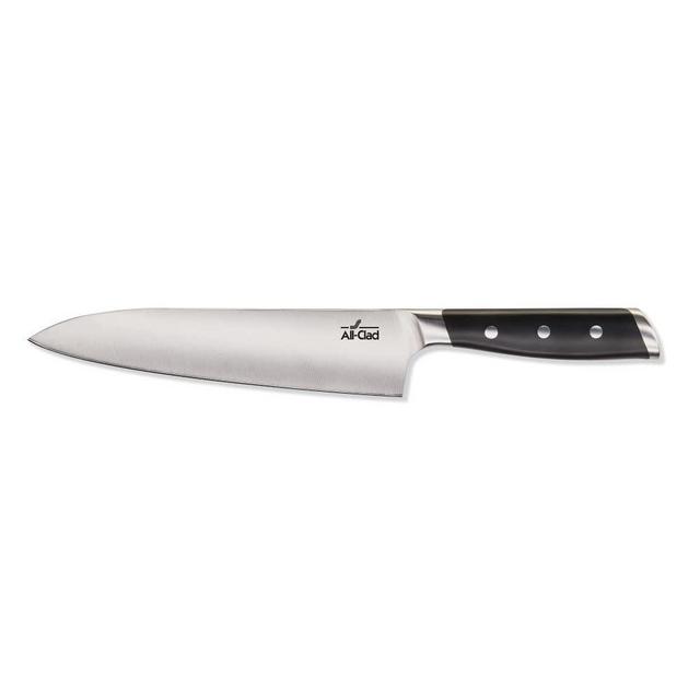 All-Clad Forged German Stainless Steel Chef Knife 8 Inch, Fully Forged, Expert Precision, Home Kitchen Knife, Cook Tool, Cookware Kitchen Tool, Kitchen Utensils, Ultra Sharp Knives