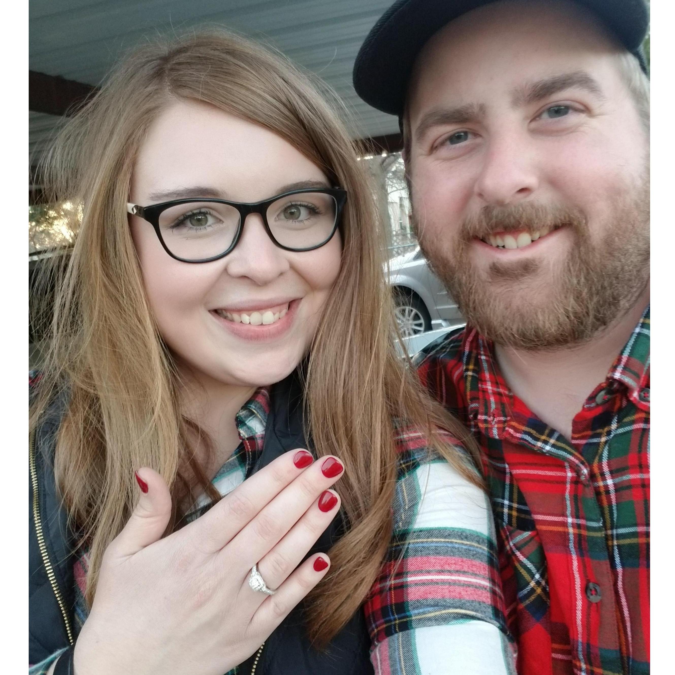 We're engaged!