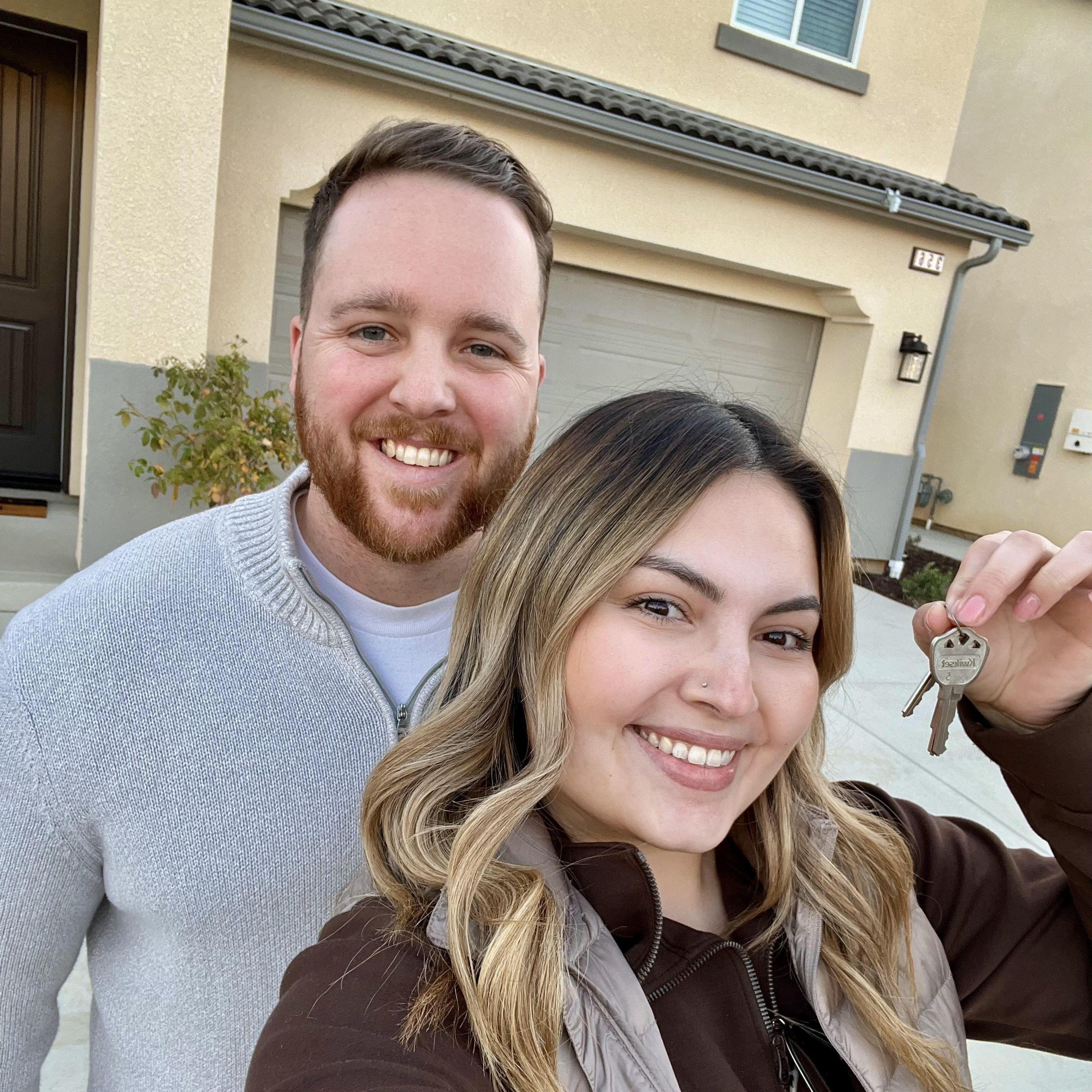 1.22.2025- Getting the keys to our first house!!