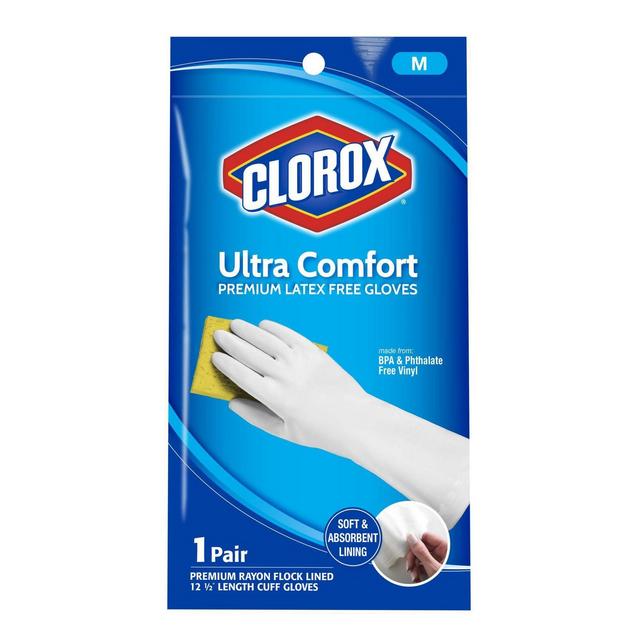 Clorox Ultra Comfort Gloves - Medium