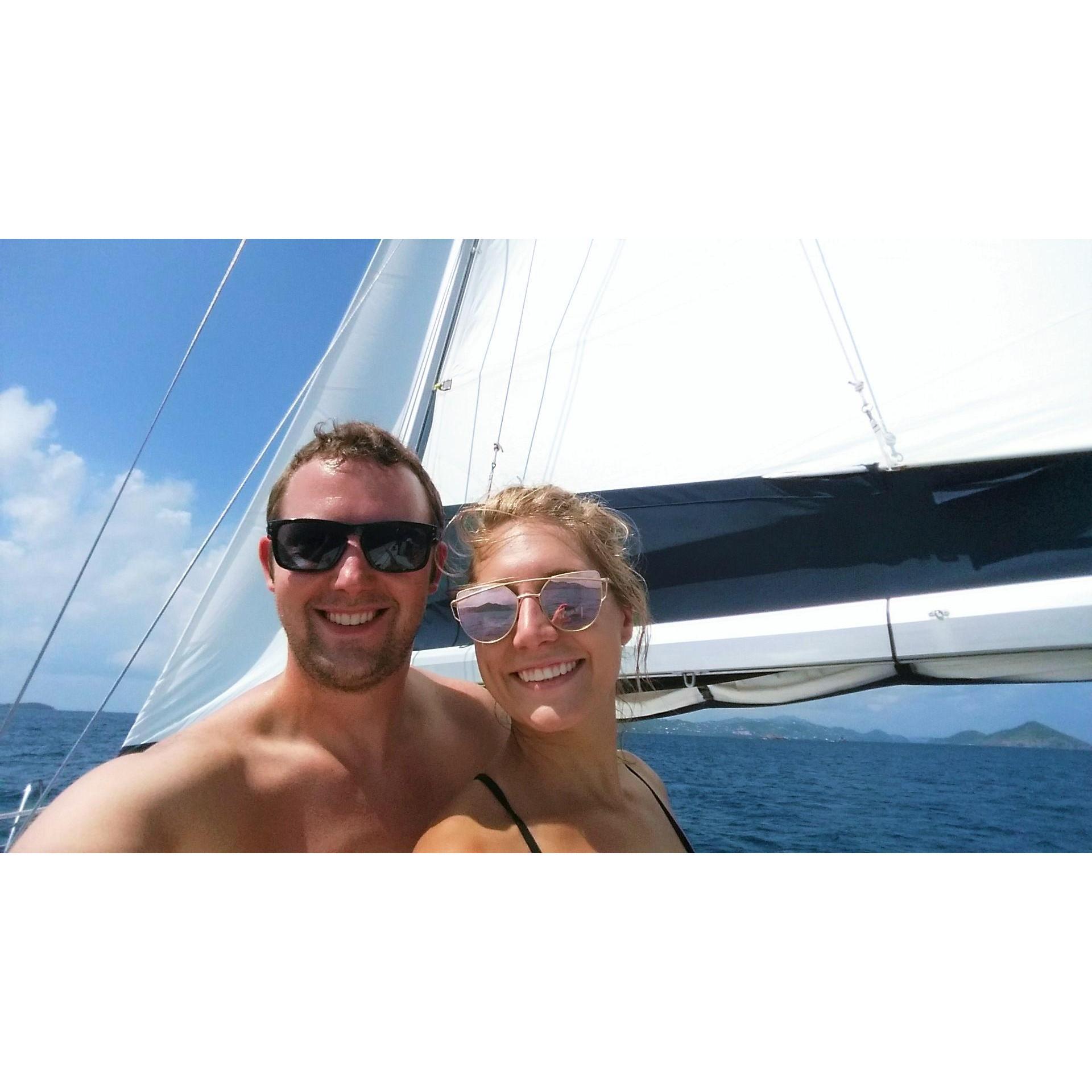 Catamaran on St. Thomas