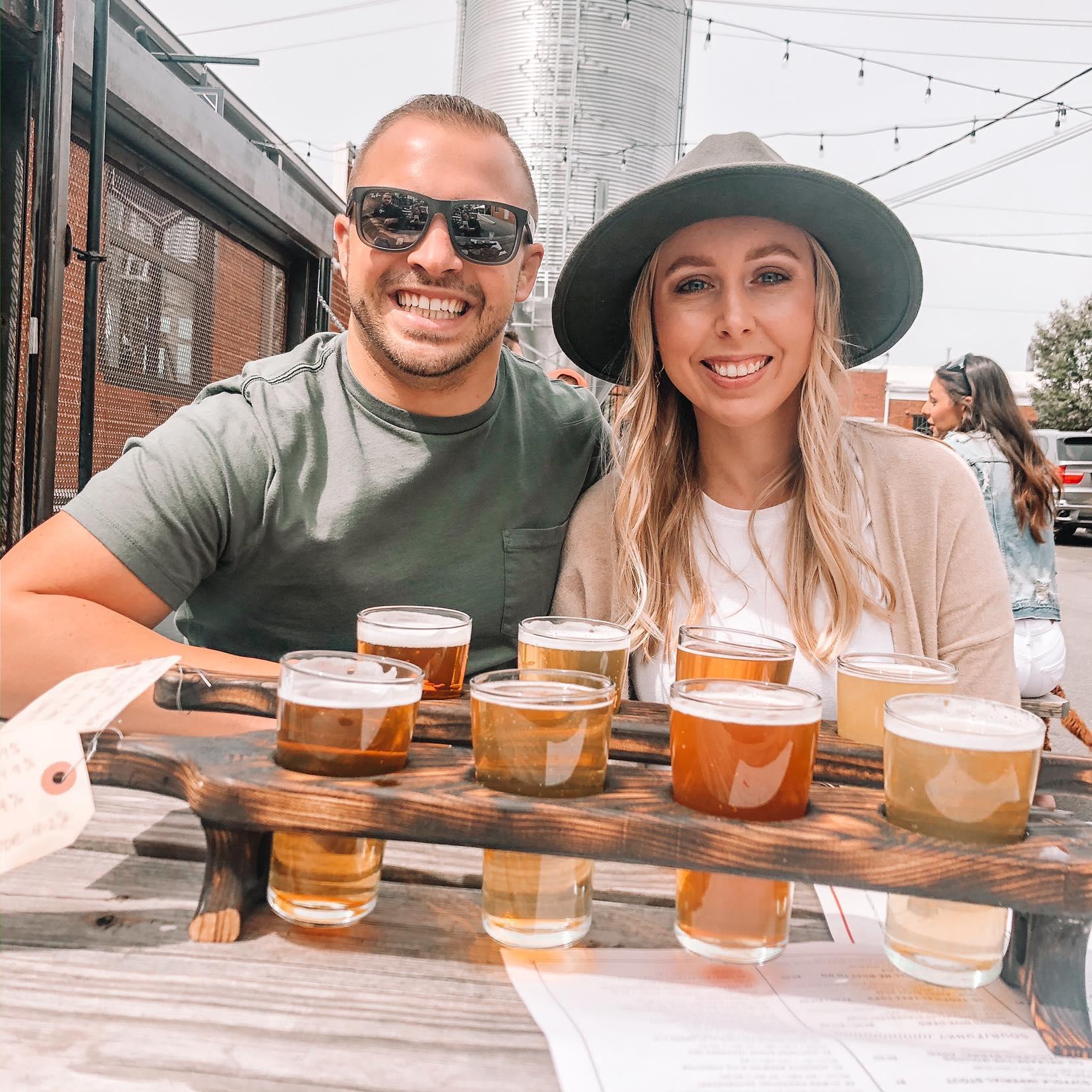Beer tasting for the wedding!
