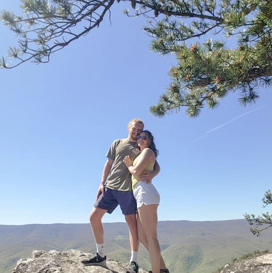 First trip together, hiking adventure in West Virginia