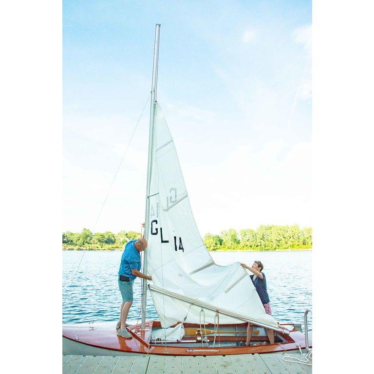 Our first sailboat we bought together.