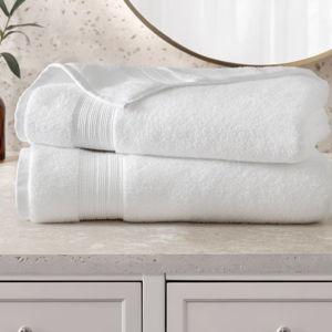 Charisma 2 Towel Sheet Sets - White