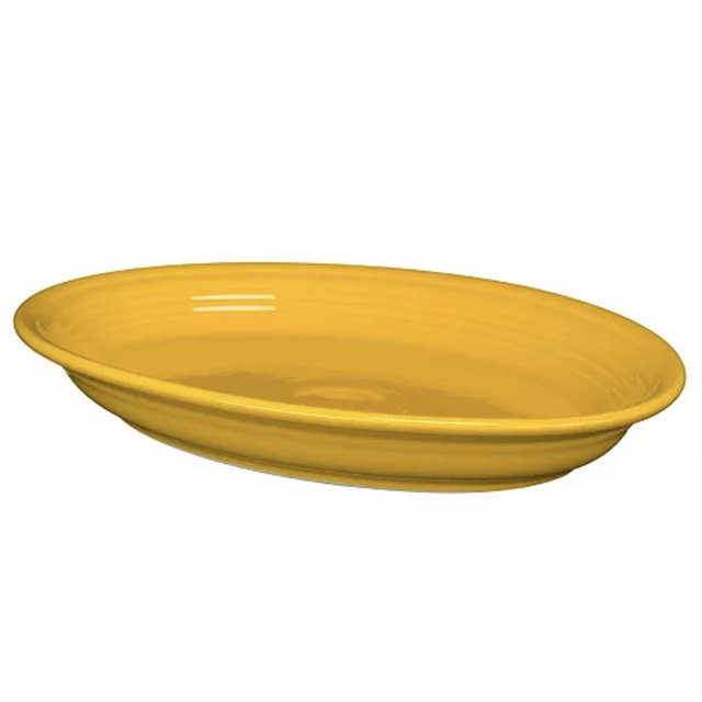 Large Oval Serving Platter, 13 5/8" (Daffodil)