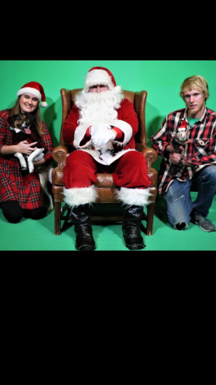 Christmas with Santa and our pets