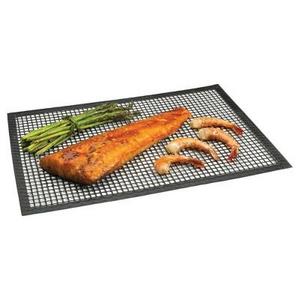 Grill And BBQ Mat Non-Stick 15 x 10.5 Black - Chef's Planet