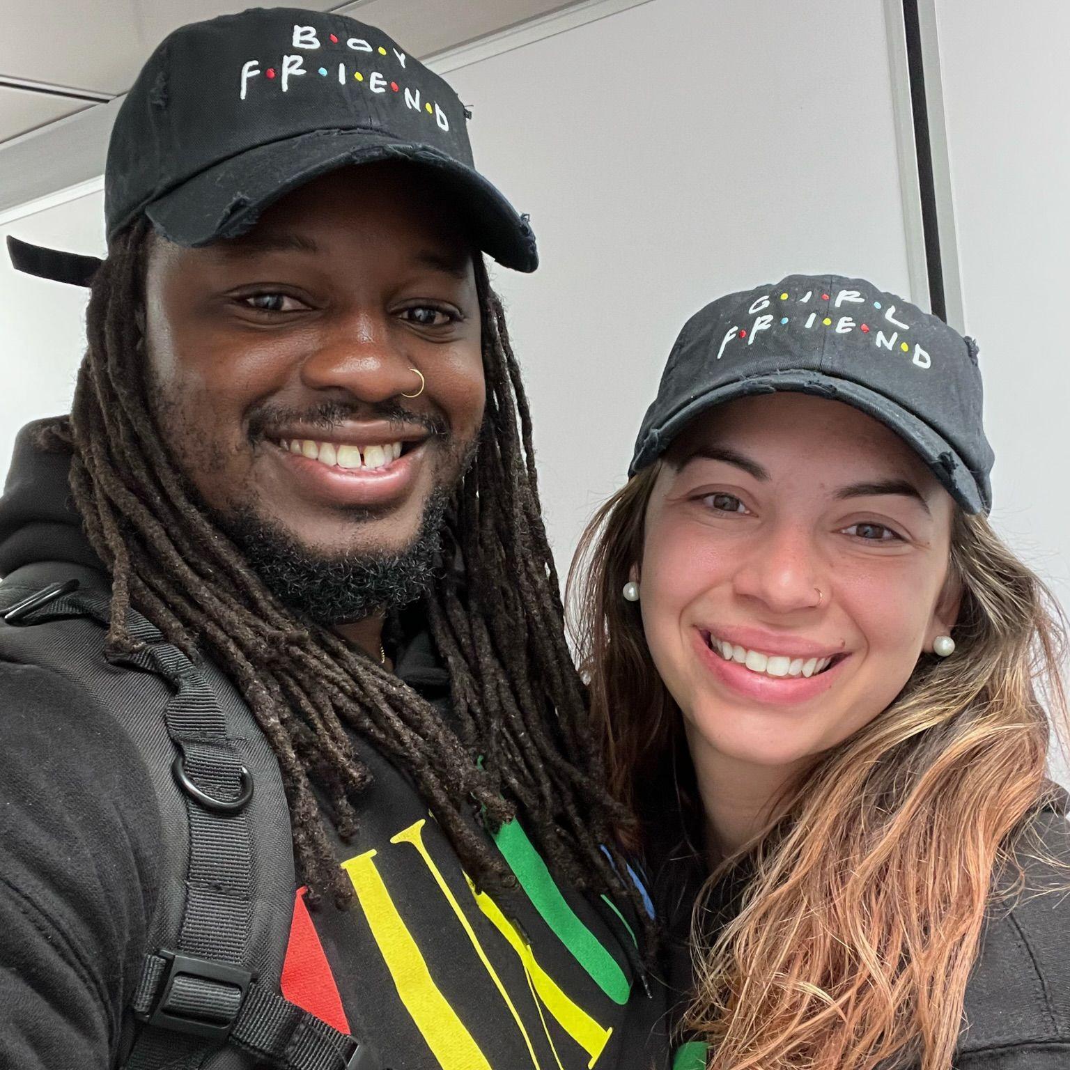 Dom's first experience watching me be a nurse in person