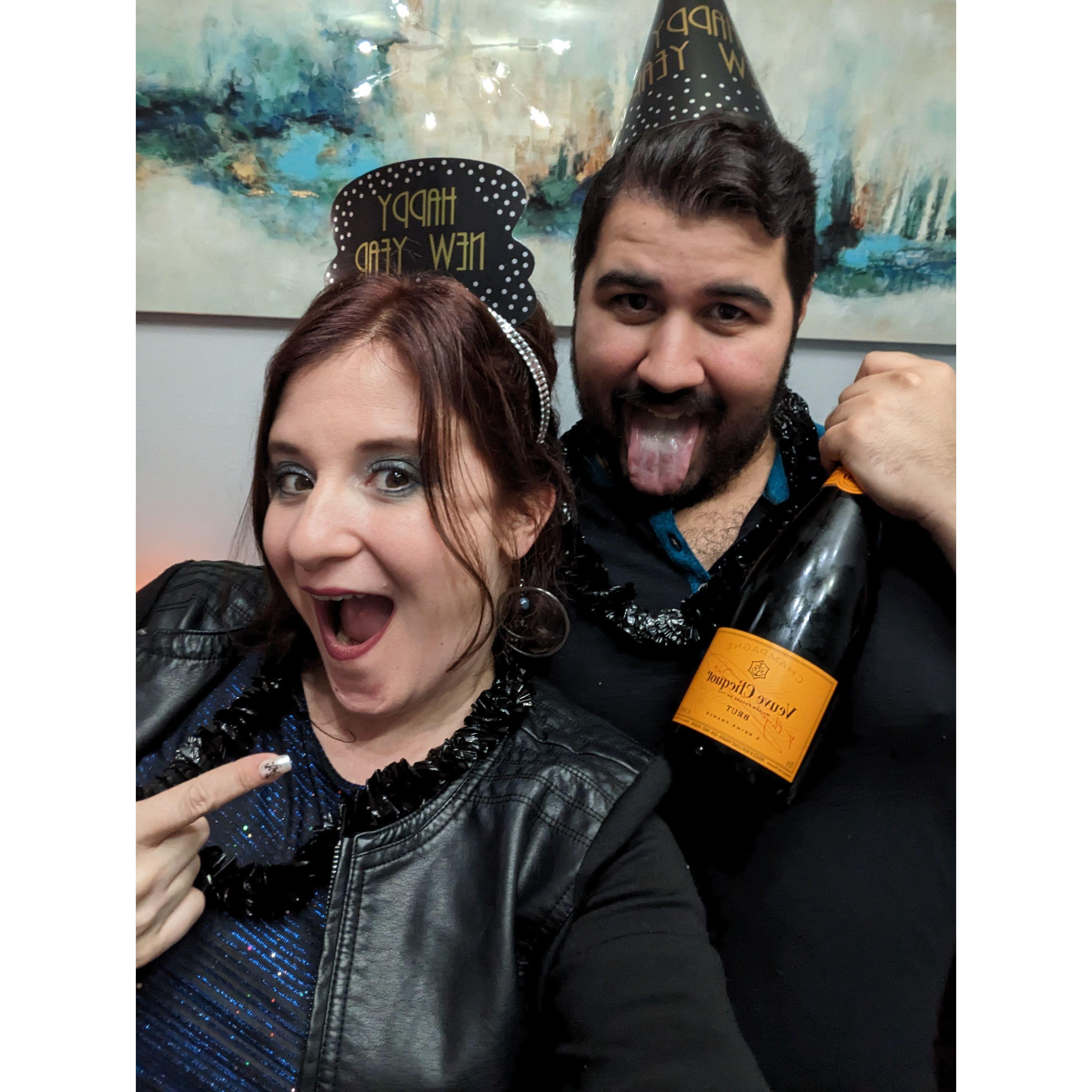 Our first New Year's Eve together!