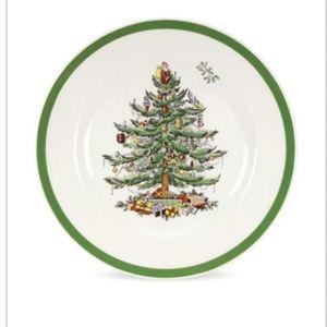 Spode Christmas Tree Salad Plate Set/4