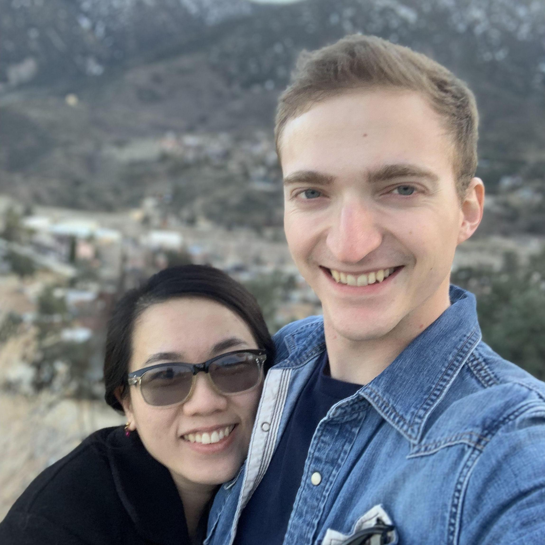 February 2020: The last photo we have until the longest time we've ever had to spend apart- 2020.