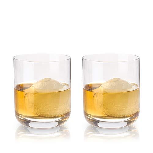 Viski 9563 Raye: Whiskey Tumblers, Two Glasses, Clear